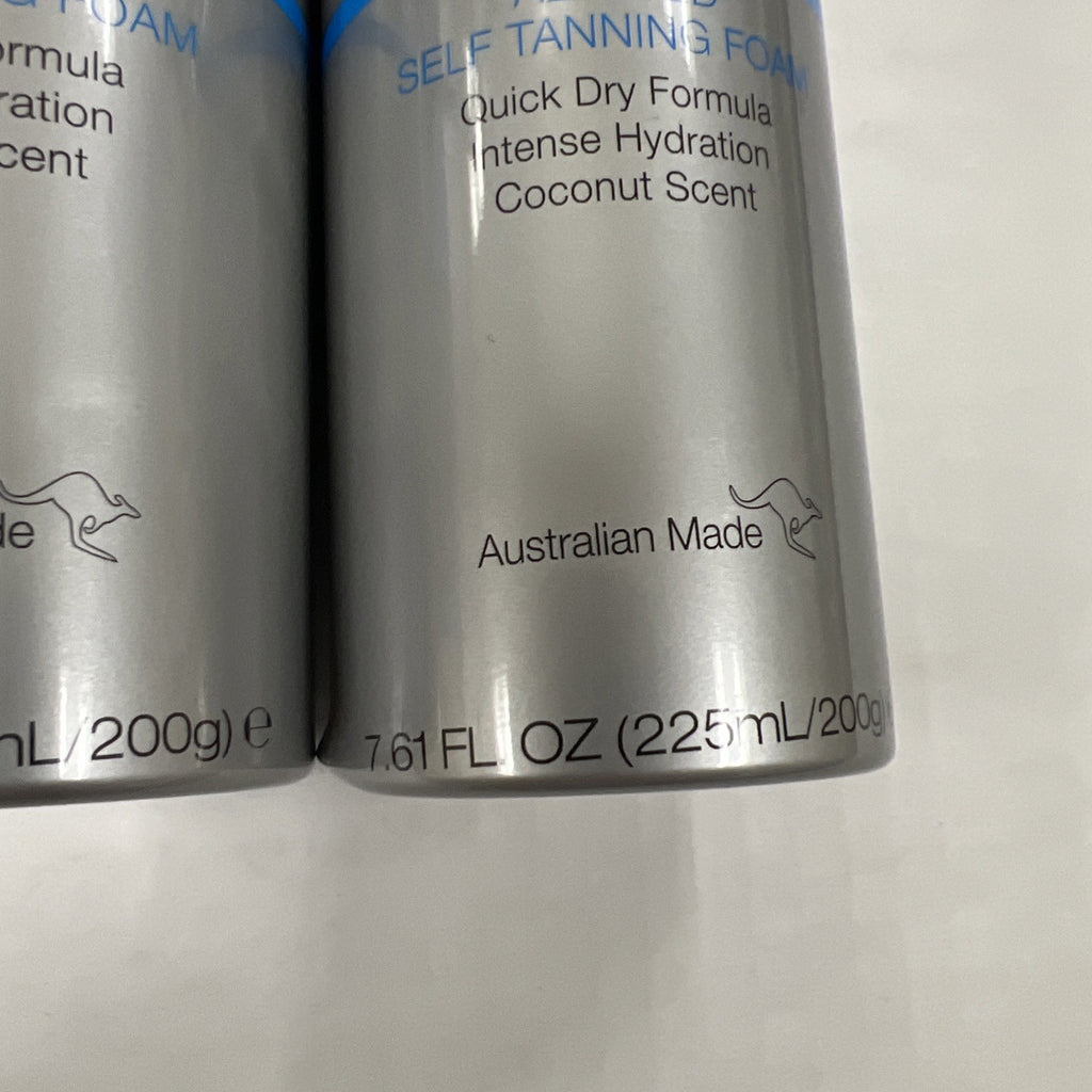 3 Pack Self Tanning Foam Dark Lightweight Fast & Easy Application