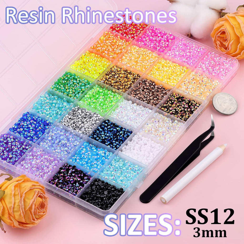 Jewelry & Craft Rhinestone Bedazzling Kit with 38,000 Gems & Glue
