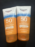 Eucerin Sun SPF 50 Hydrating Sunscreen Lotion Lot of 2