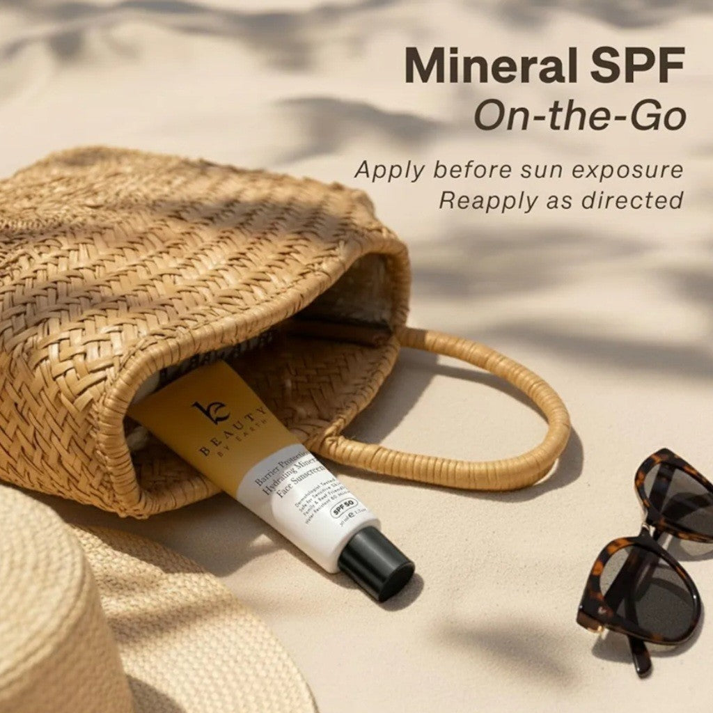 Mineral Sunscreen SPF 50 for Face, Reef Safe, Non-Greasy, Hydrating Protection