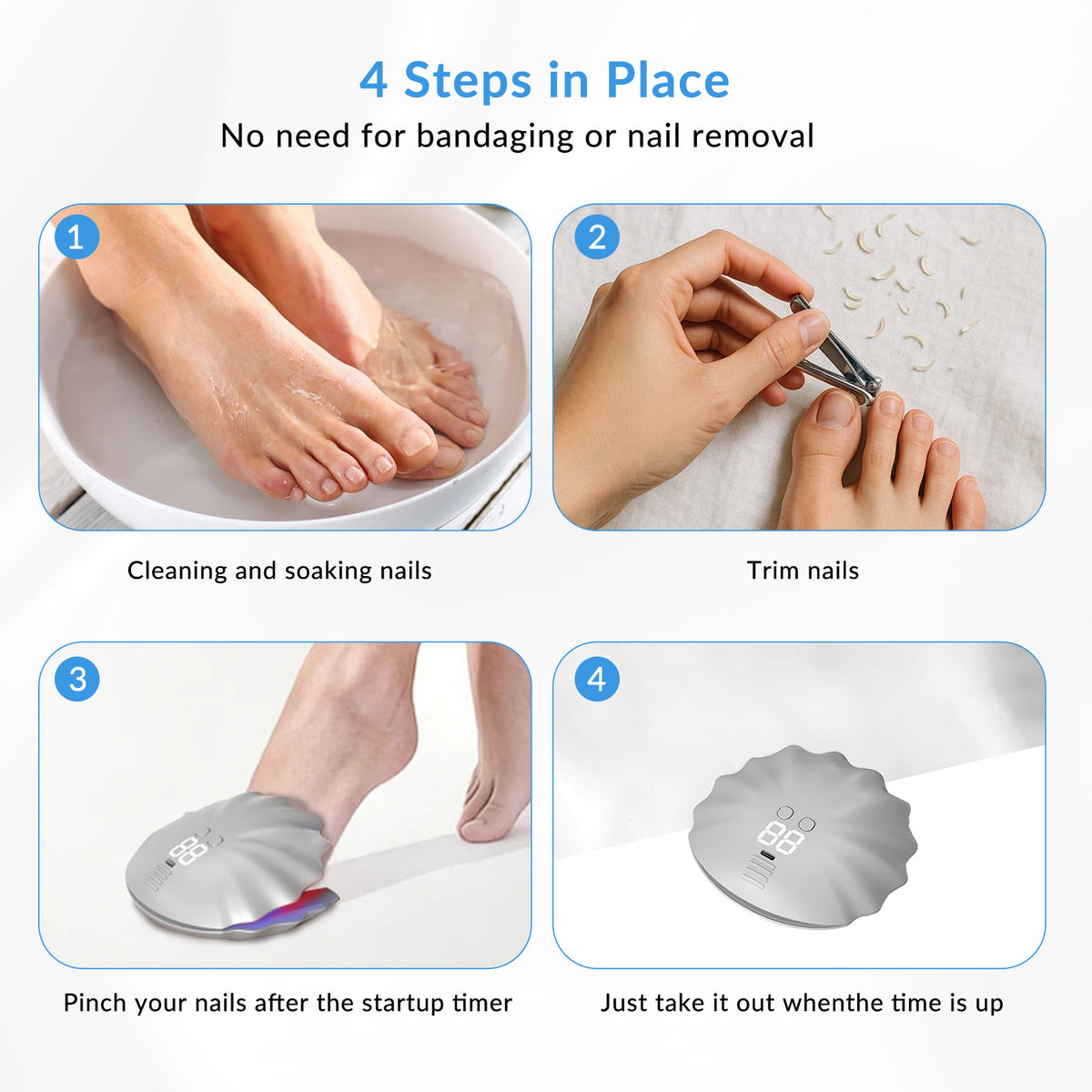 Nail Fungus Laser Treatment Device for Toenail & Fingernail Care