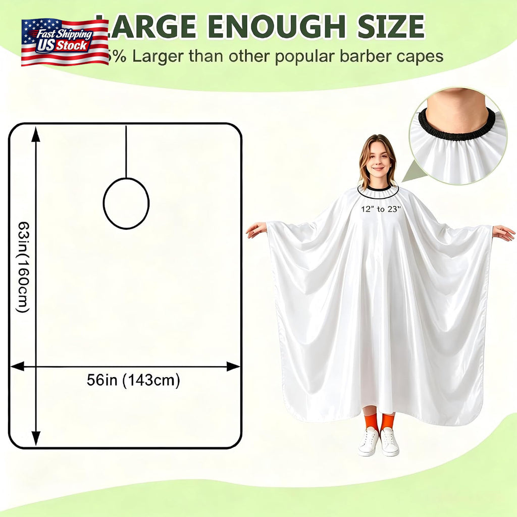 Large Professional Hair Cutting Cape 56x63 Inches for Salon & Barber