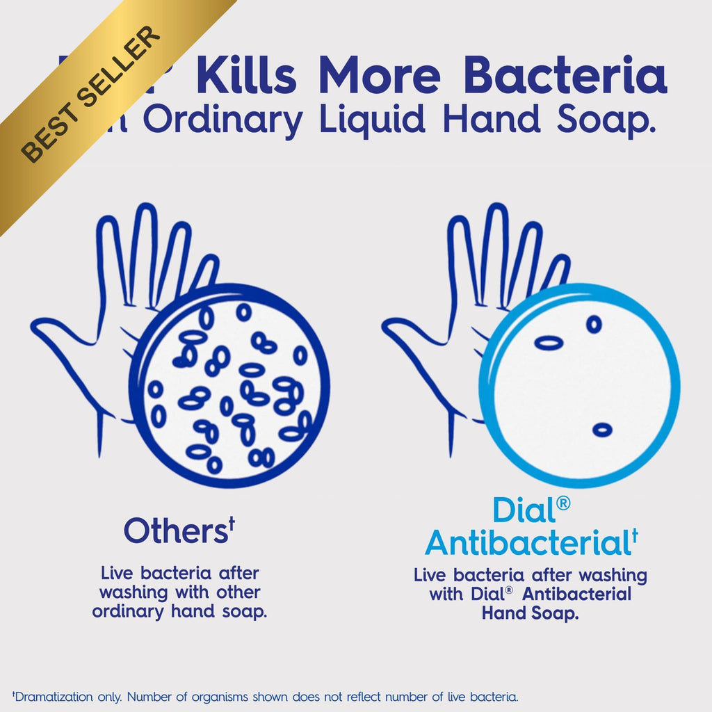 Antibacterial Liquid Hand Soap with Aloe Vera - Spring Water Scent, 11oz Pack of 4
