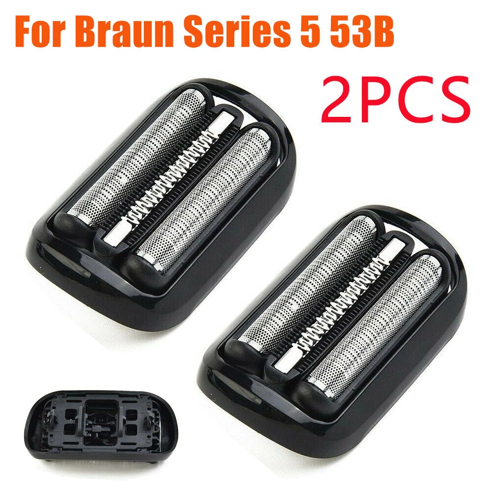 Replacement Shaver Head Foil for Braun Series 5/6 53B Model - 2/4 Pack