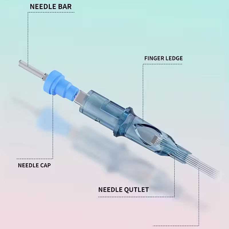 Tattoo Needle Cartridge Set 50Pcs RL/RS/RM/M1 Mixed Pack