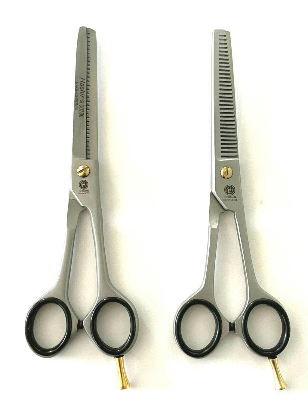 Professional Hair Thinning Shears 6.5 Inch Double & Single Teeth Set