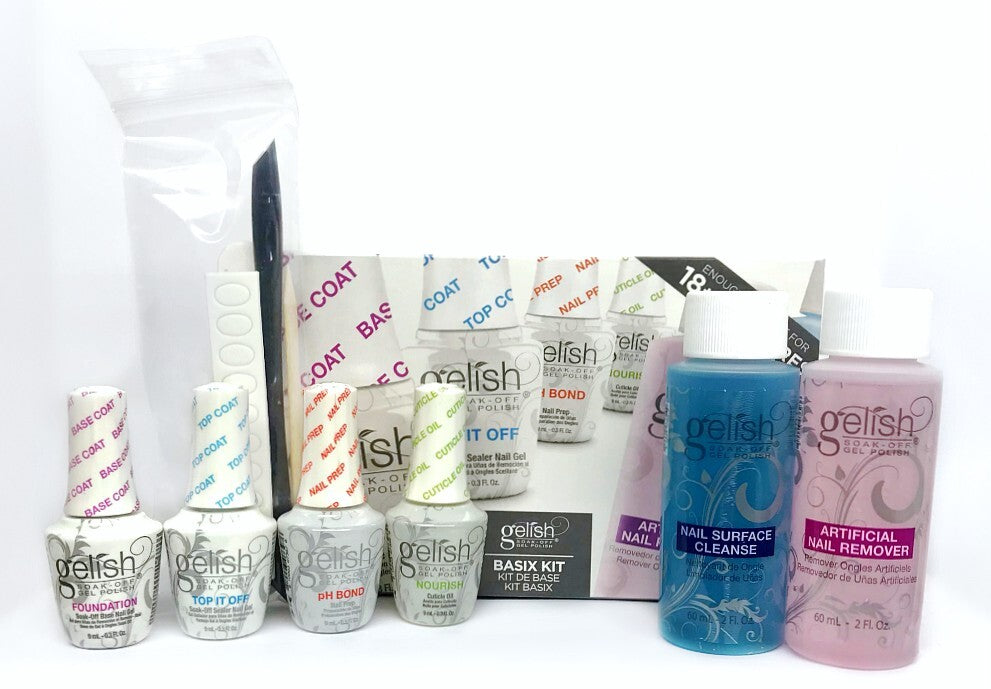 Gelish Mini Complete Nail Prep & Gel Polish Kit - USA Made