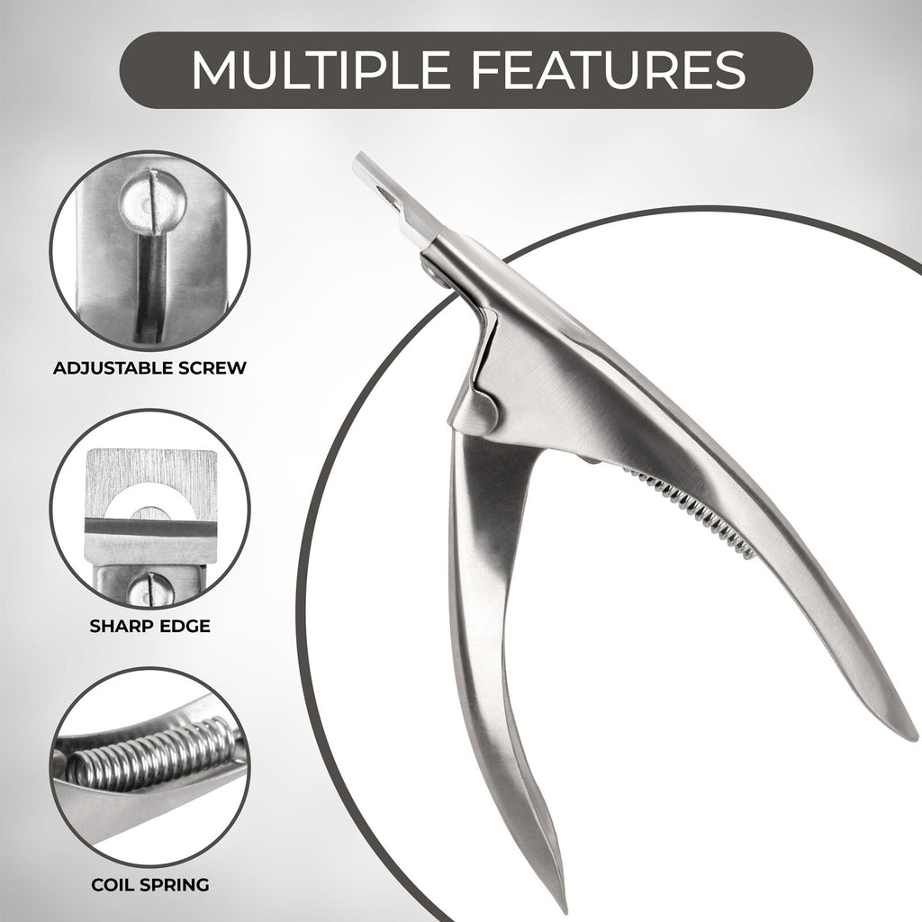Acrylic False Nail Tip Cutter & Clipper - Manicure Nail Art Tool