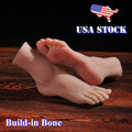 High Simulation Fake Foot Model with Built-in Bone - Silicone Foot Replica