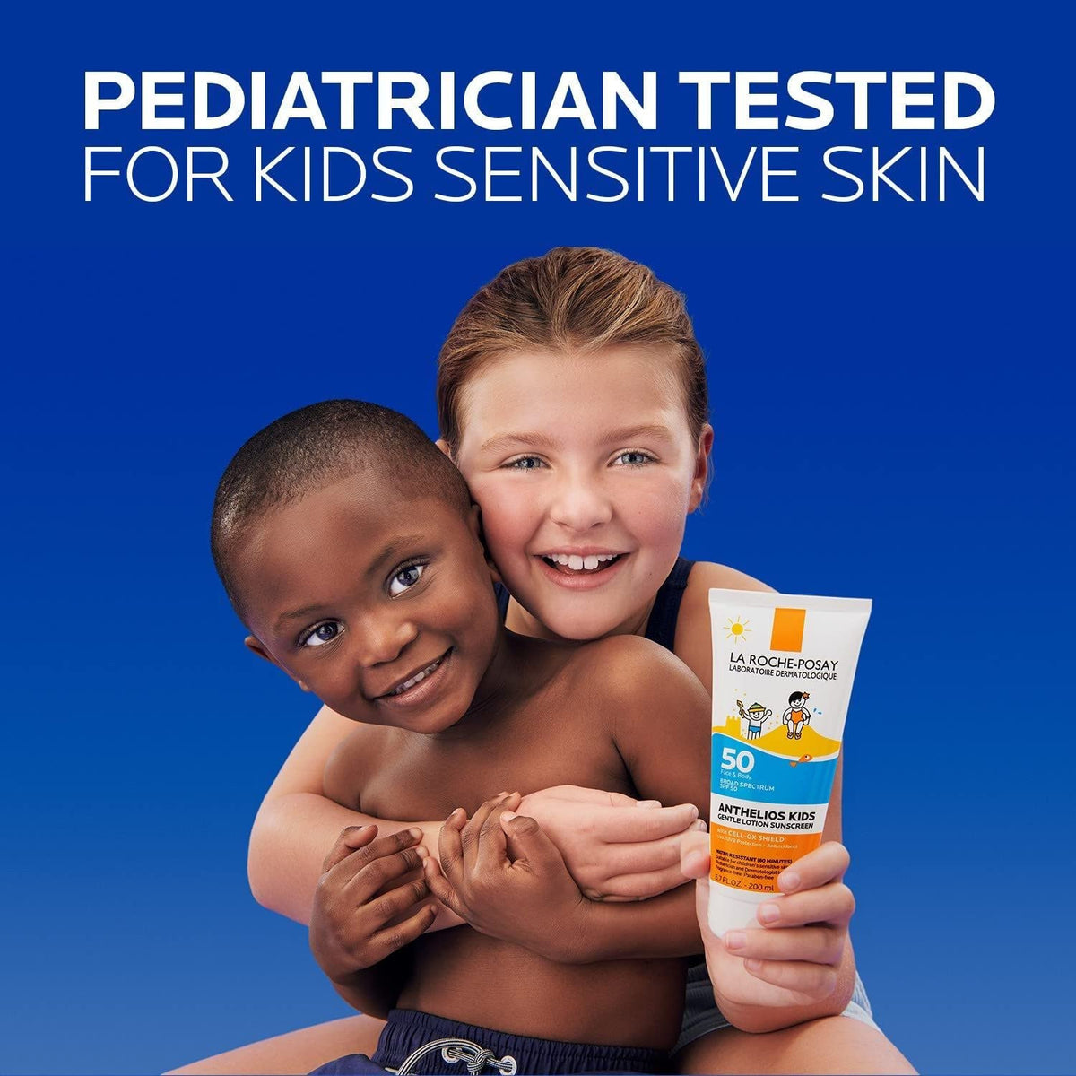 Kids SPF 50 Mineral Sunscreen Lotion - Pediatrician Tested, Water-Resistant