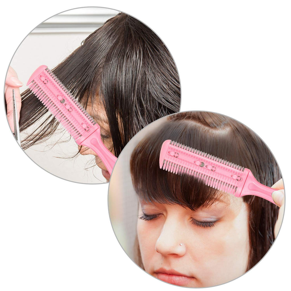 Haircut Razor Comb with Replacement Blades for Styling & Thinning
