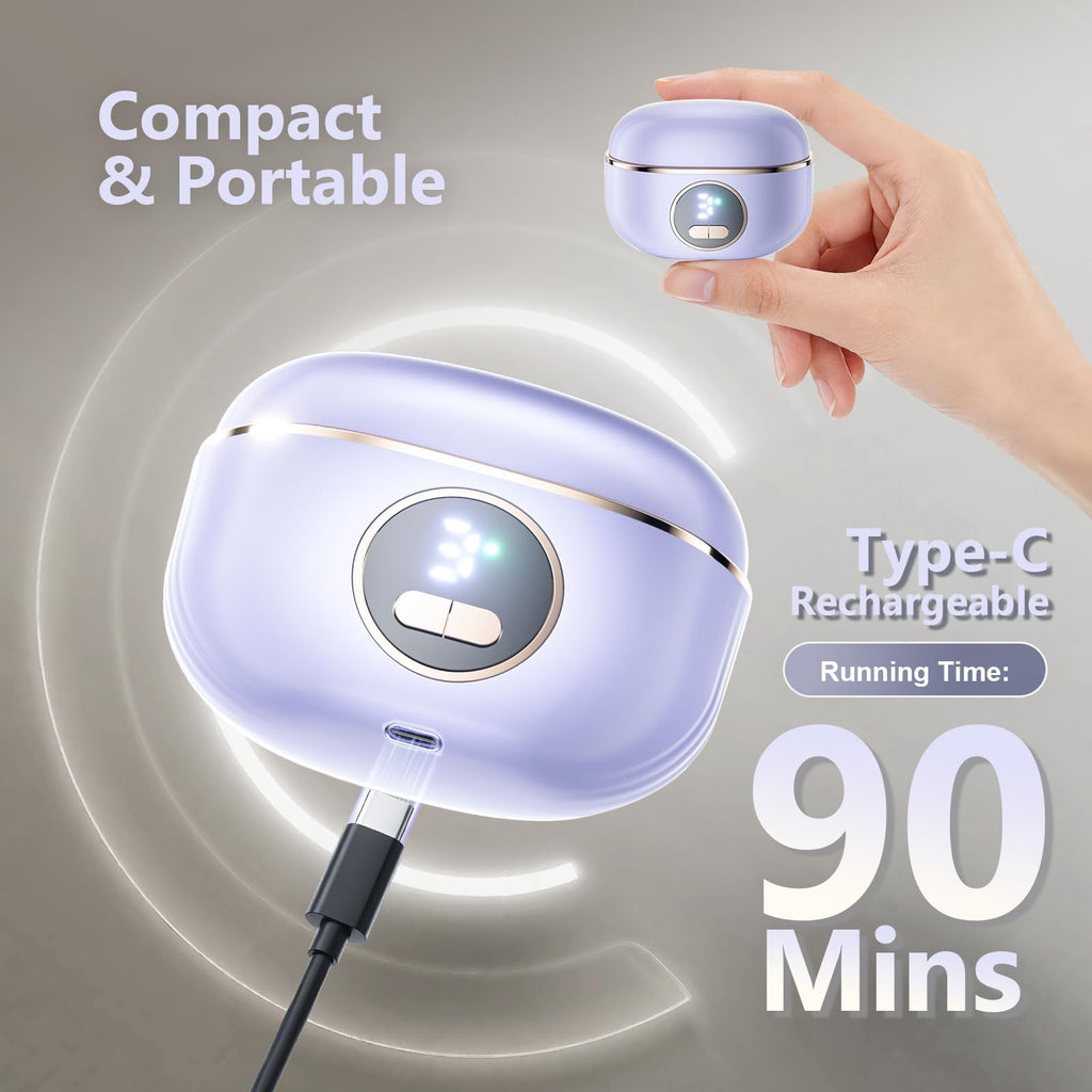 Electric Nail Clippers 2-in-1 Nail Trimmer & Polisher for Seniors & All Ages