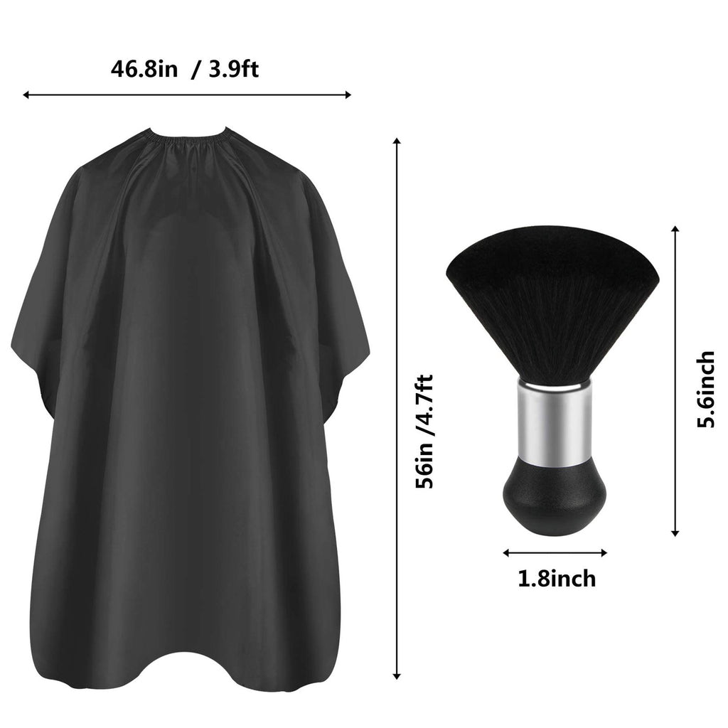 Professional Hair Cutting Cape with Adjustable Neck - Full Coverage Salon Apron