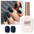 Navy Blue Gel Nail Polish 16ml - Long-Lasting Glossy Finish, Low Odor