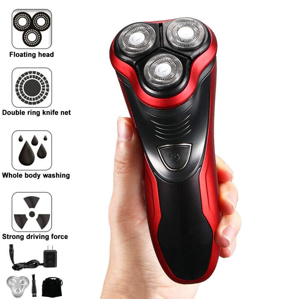 Men's Waterproof Electric Shaver with Pop-Up Trimmer - Cordless Wet Dry Razor