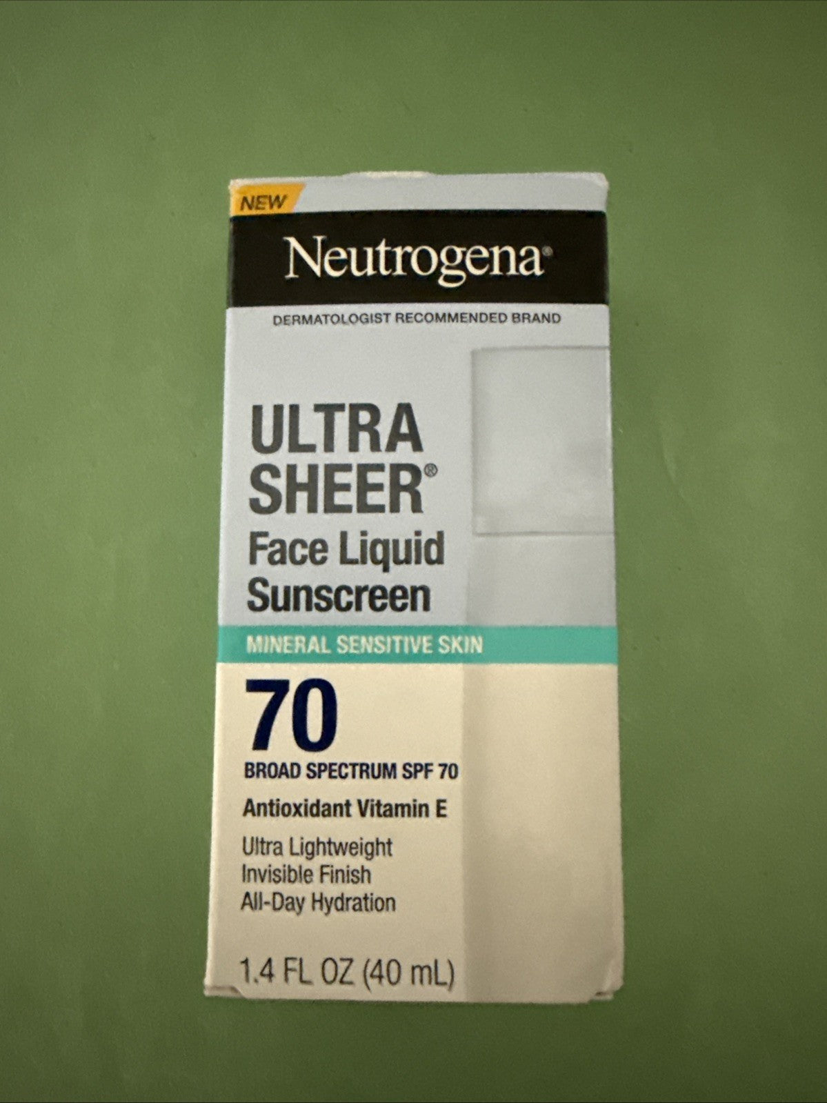 Mineral SPF70 Liquid Sunscreen Lotion for Face - Broad Spectrum UV Protection