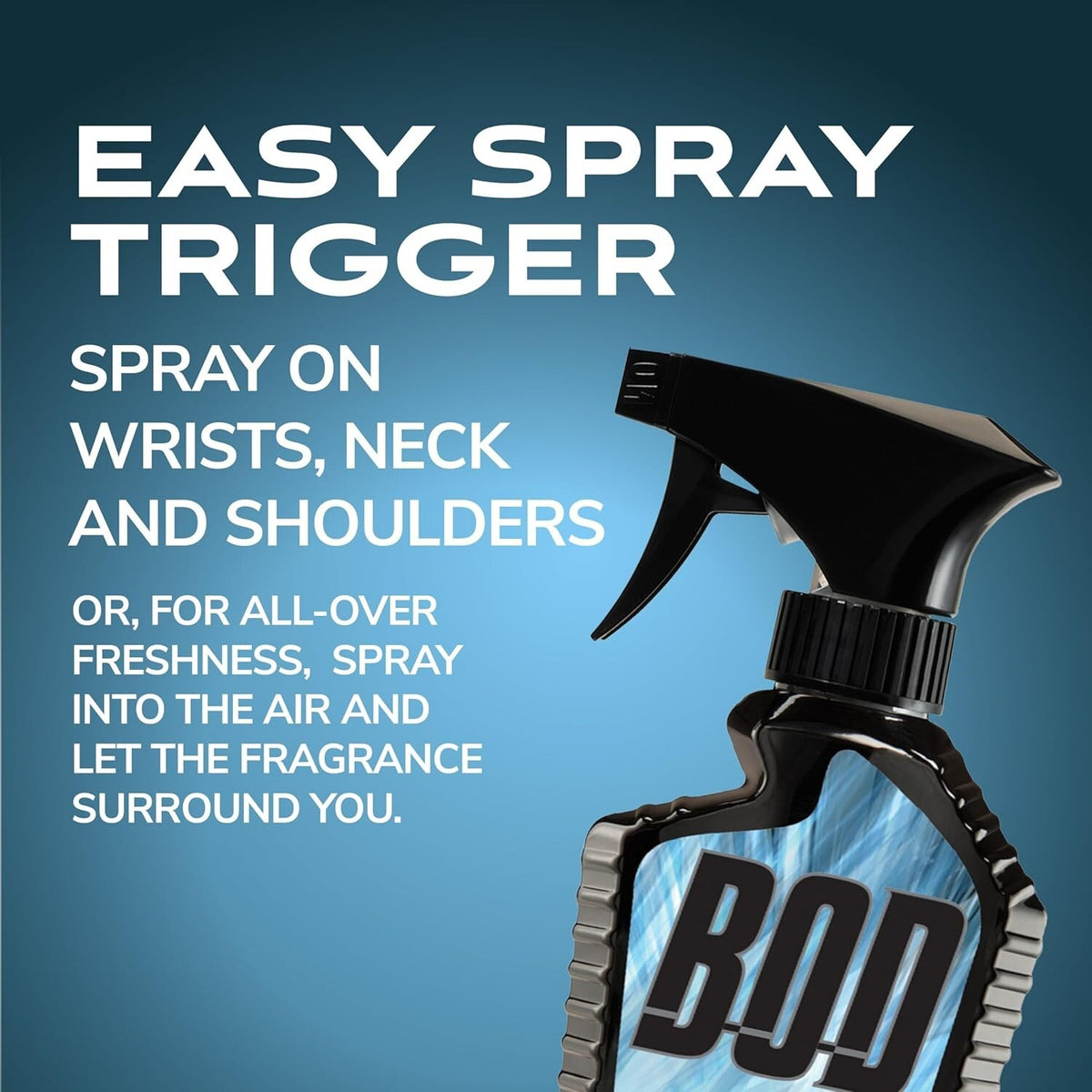 Bod Man Dark Ice Fragrance Body Spray - 8 Fl Oz, Pack of 3