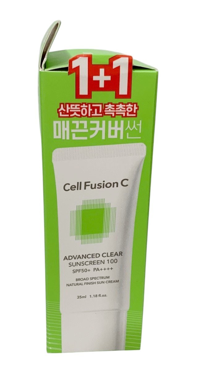 SPF 50+ PA++++ Clear Sunscreen with Niacinamide & Centella - 2x35ml
