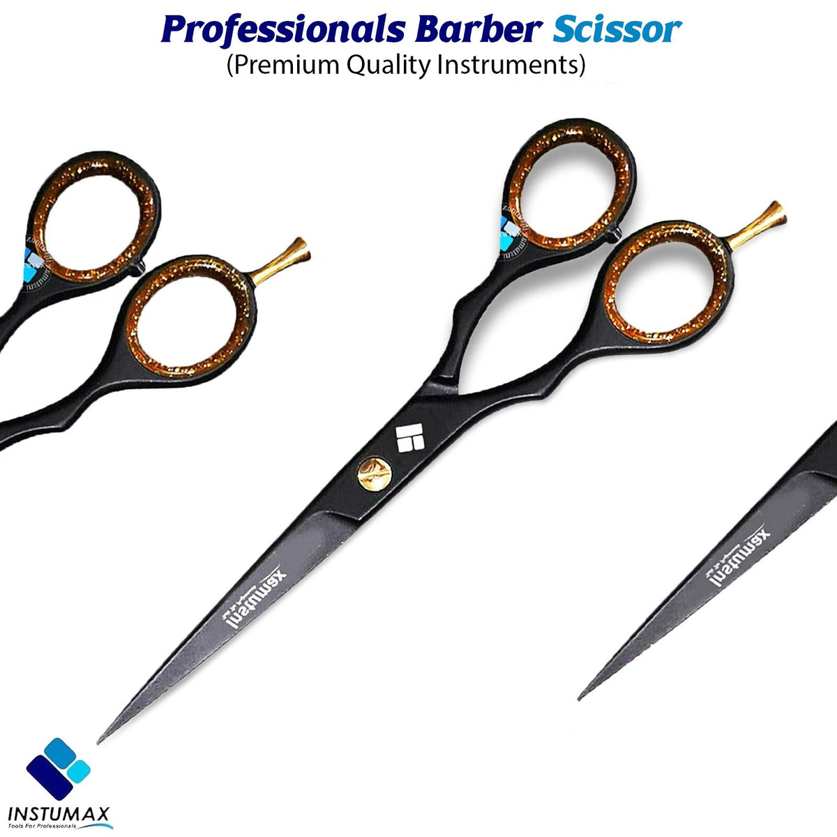 Professional Barber Hair Cutting Scissors - German Stainless Steel Shears