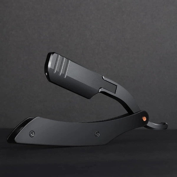 Professional Foldable Straight Razor with 20 Blades for Shaving & Grooming