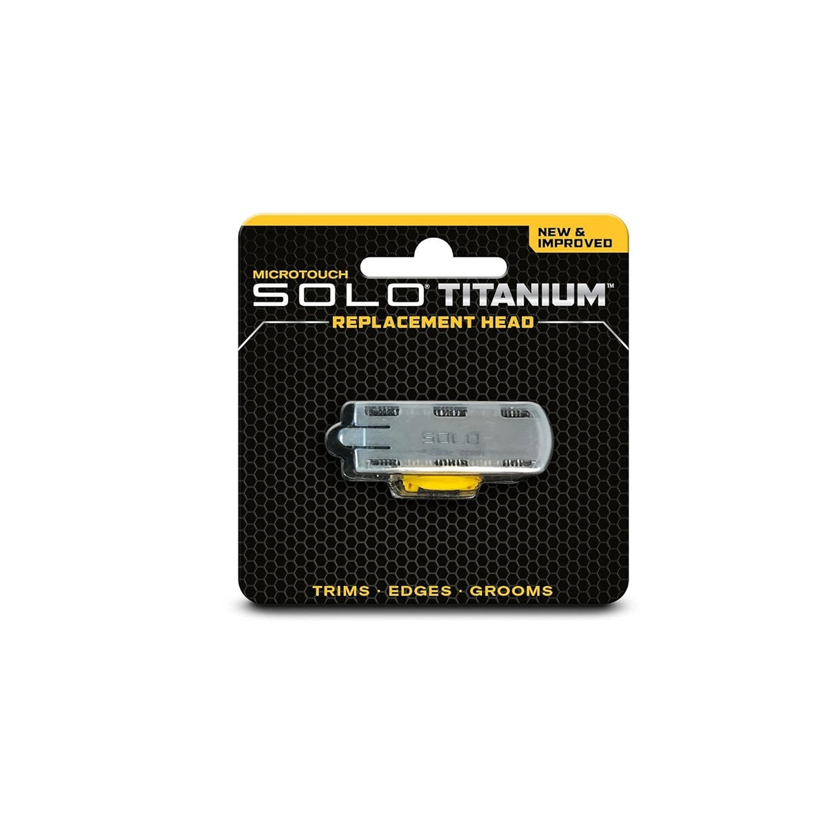 Titanium Replacement Blade for Microtouch Solo Hair Trimmer - Lightweight & Durable