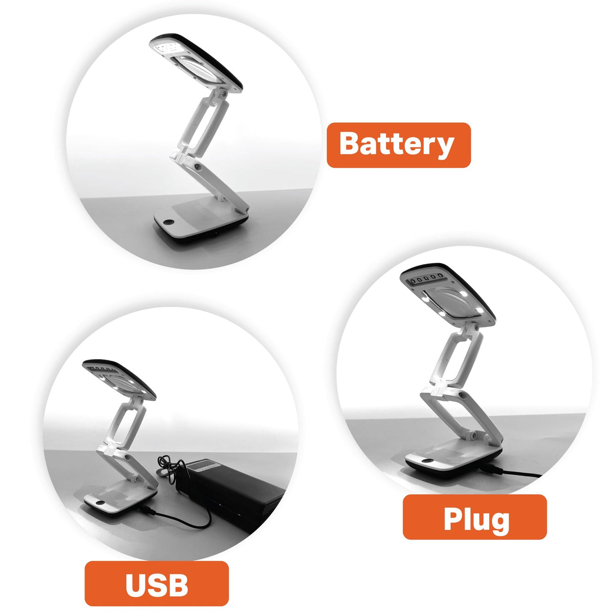 Pocket Magnifying Glass with Light and Stand 3X for Reading & Close Work