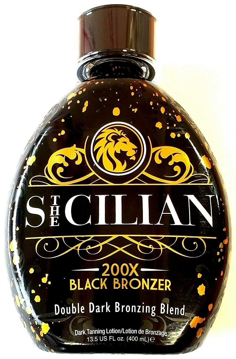 Double Dark Black Bronzer Tanning Lotion 2025 The Sicilian 200x Indoor Outdoor