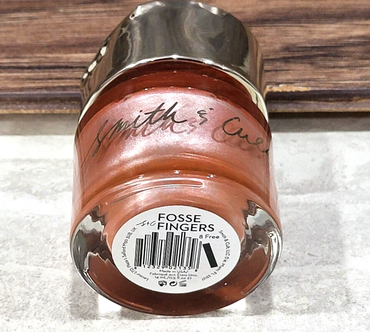 Shimmery Rose Pink Nail Polish - Full Size, Long-lasting