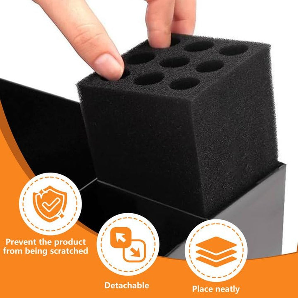 Hairdressing Clipper Trays Wall Mount Organizer for Barber & Stylist Stations