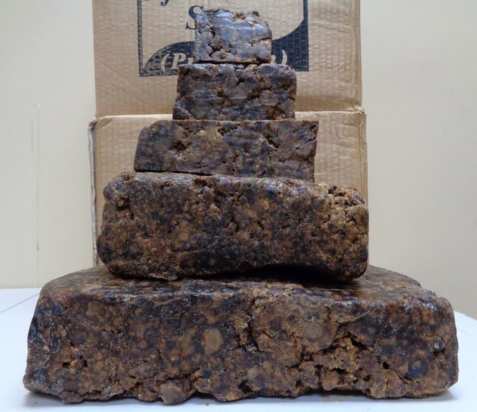 Pure African Black Soap 5 Lbs Organic Unrefined Ghana Premium Skin Care