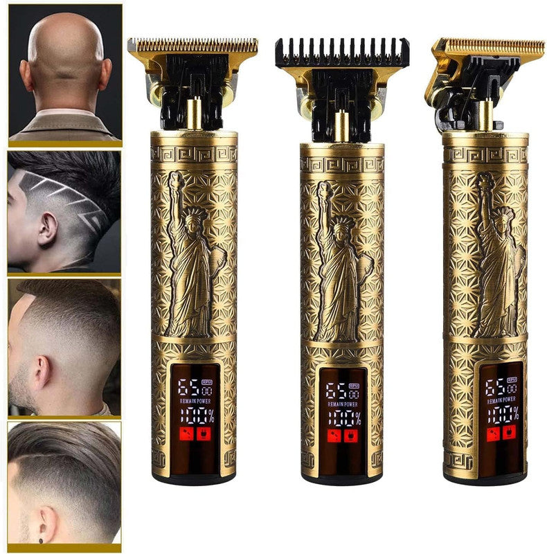 Cordless Beard Hair Trimmer for Men, Zero Gapped Edgers & Clippers