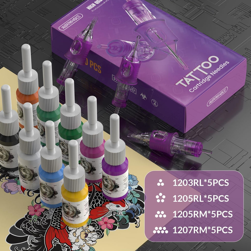 Wireless Tattoo Gun Kit for Beginners and Professionals – Complete Set