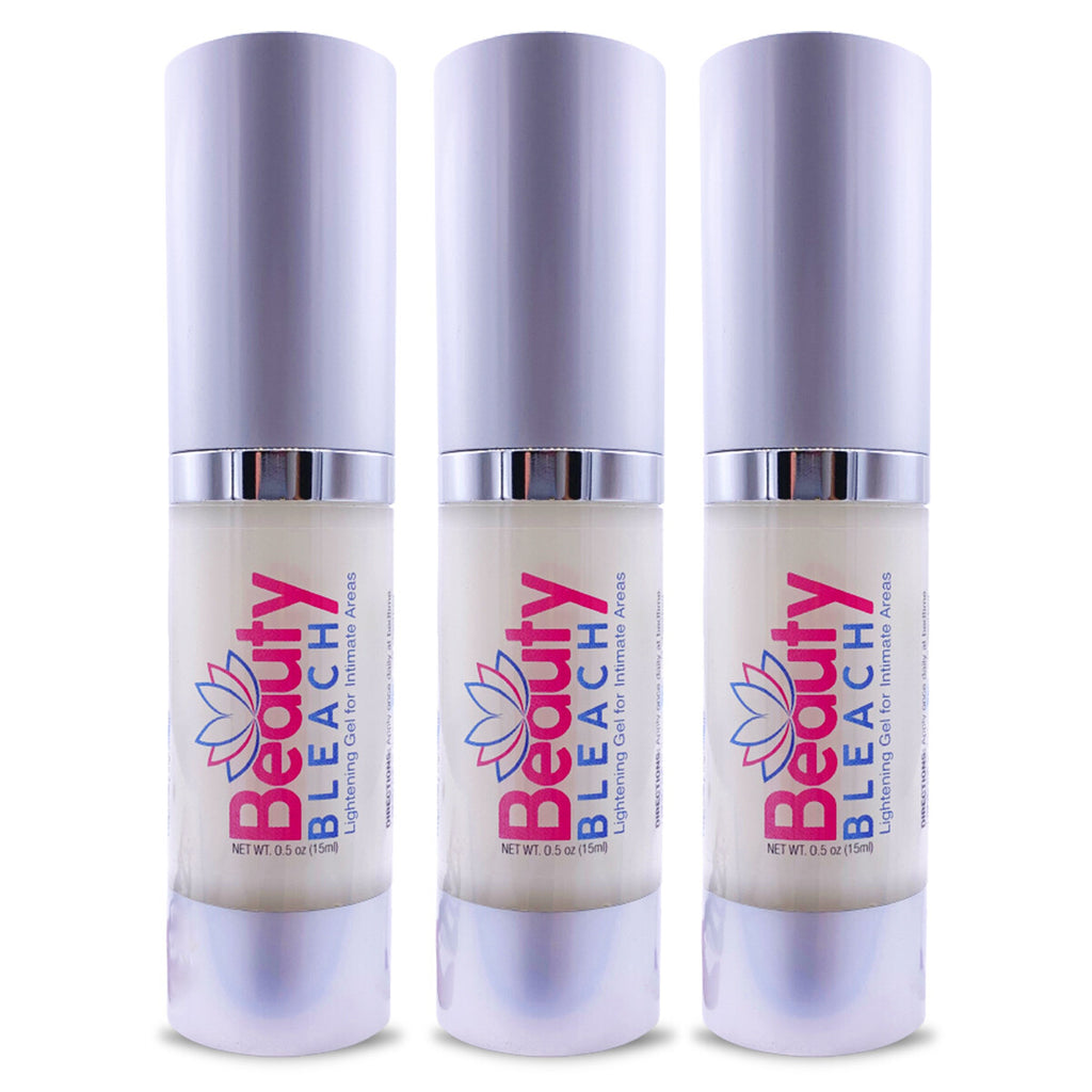Intimate Area Bleaching Gel - Organic, Paraben-Free, 3 Pack