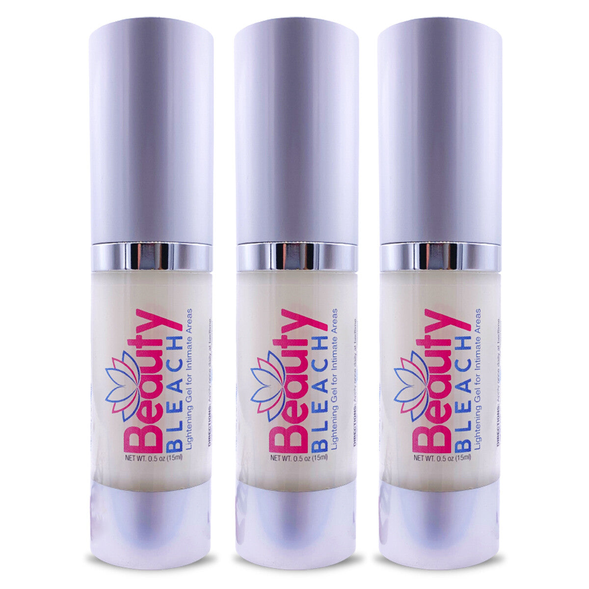 Intimate Area Bleaching Gel - Organic, Paraben-Free, 3 Pack