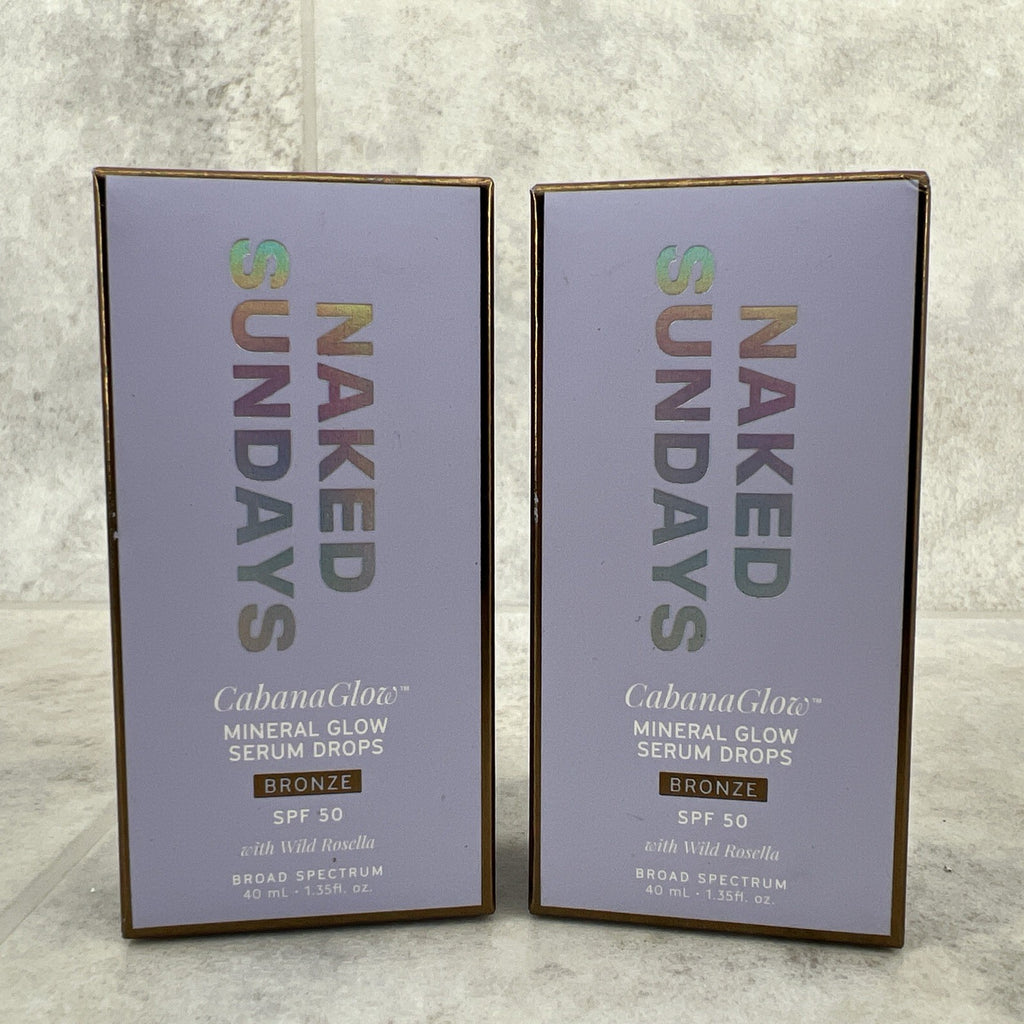 Mineral Glow Serum Drops - Bronze 2 Pack, Face & Body Skin Care