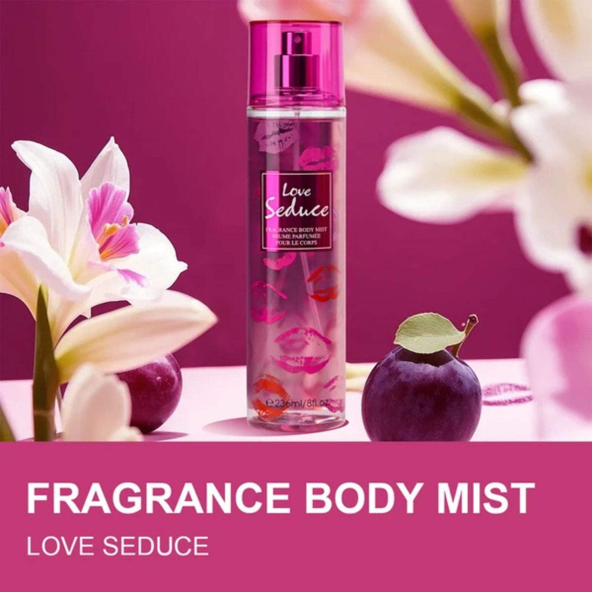 Women’s 8oz Body Mist Spray - Long-Lasting Fragrance, Light & Refreshing