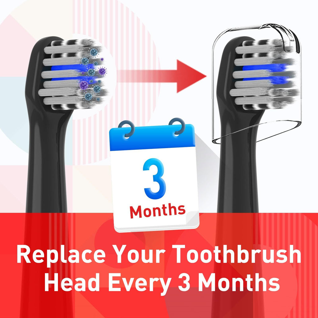 10 PCS Toothbrush Replacement Heads Compatible with Colgate Hum Electric Toothbrush