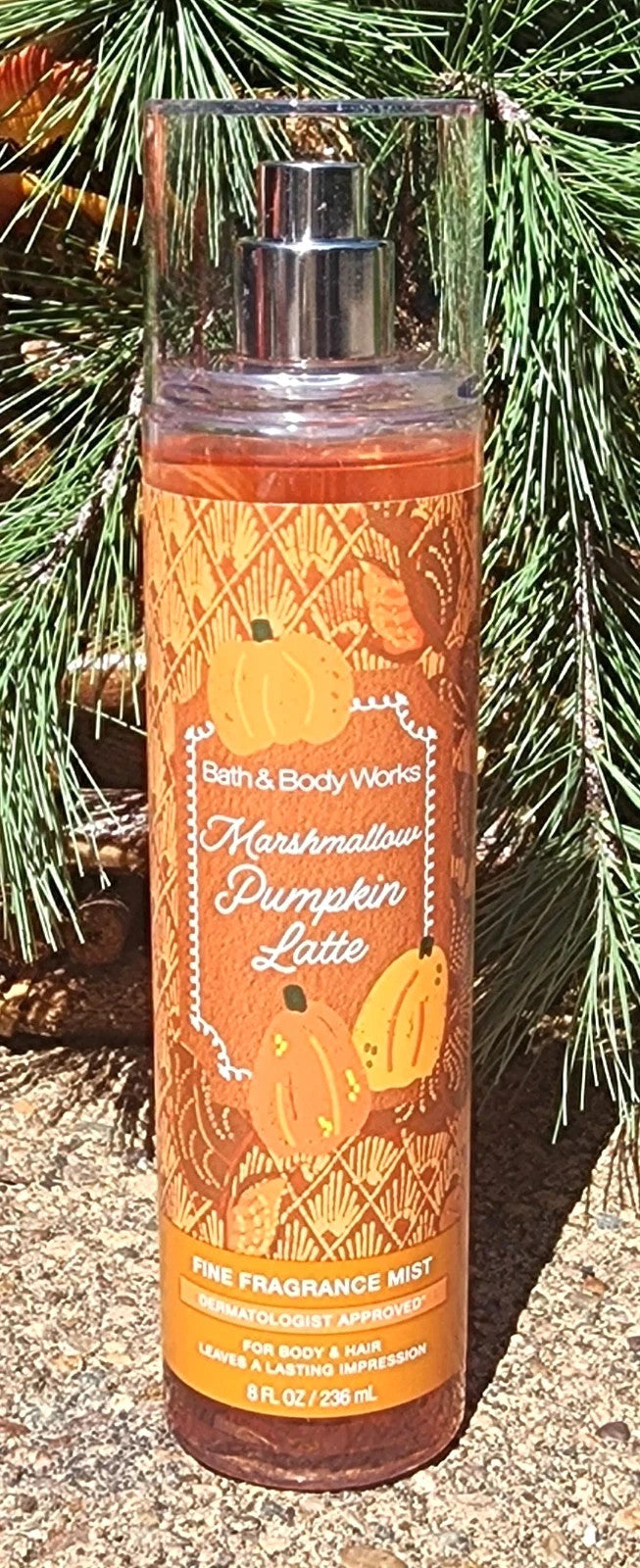 Marshmallow Pumpkin Latte Bath & Body Works Set - Body Mist, Lotion, Cream & Wash