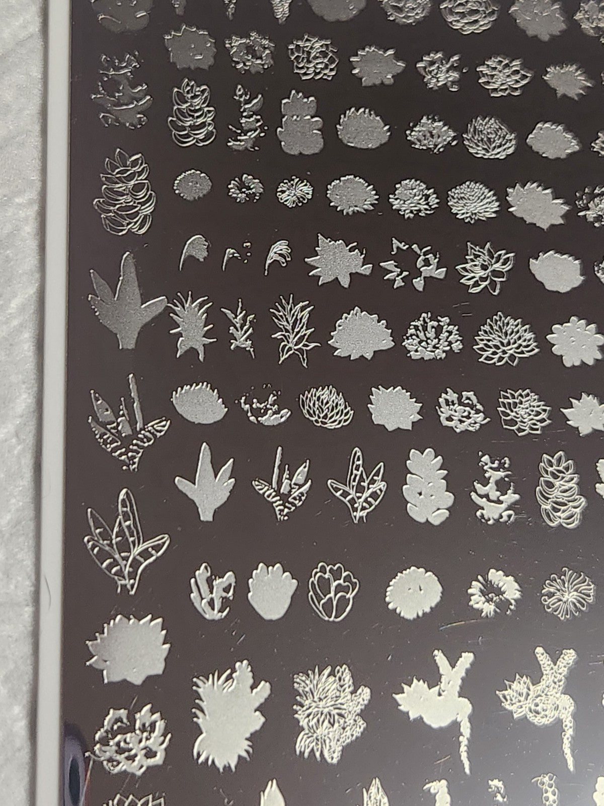 Clear Jelly Stamper Nail Stamping Plate CJS H-123 for Nail Art