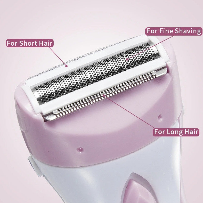 USB Rechargeable Women’s Electric Razor for Full Body Hair Removal