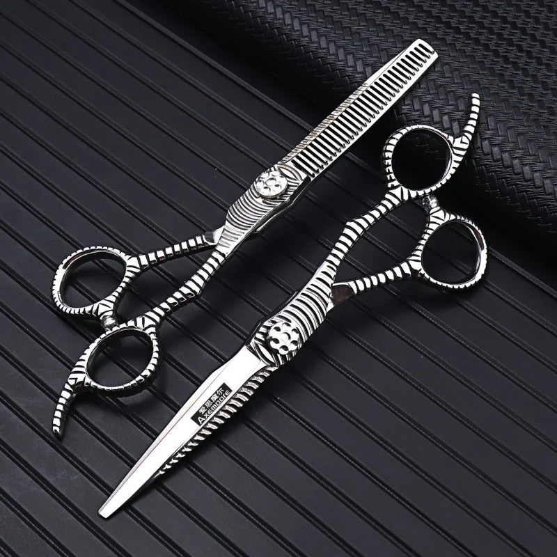 Professional Hairdressing Scissors - Stainless Steel Barber Shears 6 Inch