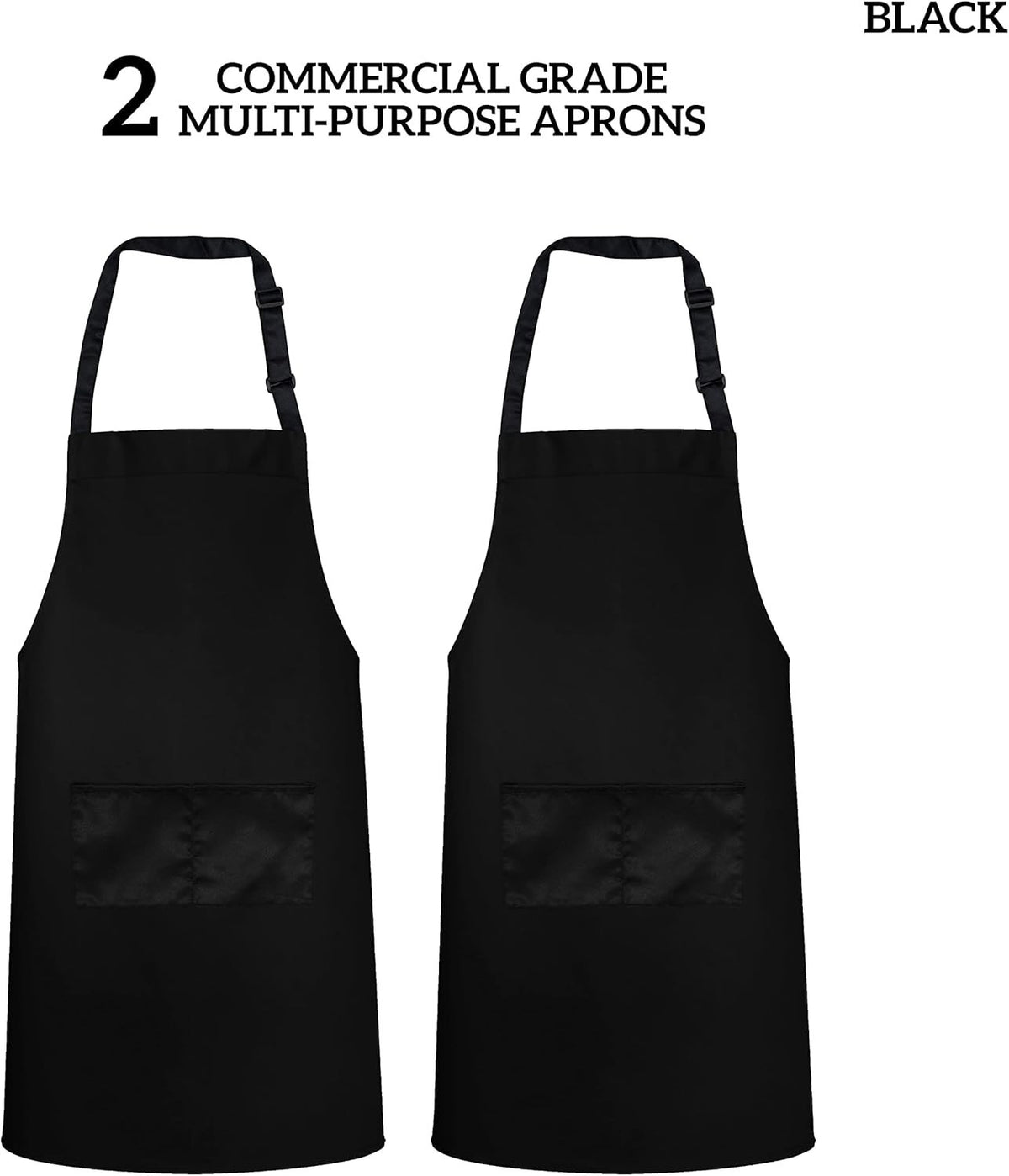 Professional Hair Stylist Apron with 2 Pockets - Heavy-Duty & Washable