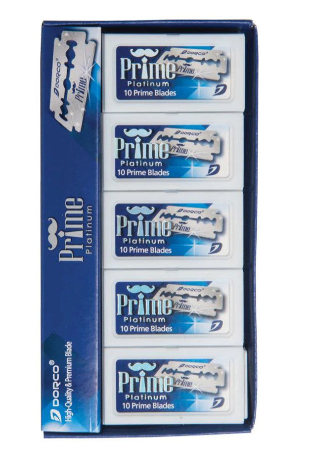 Double Edge Razor Blades Pack - Prime Platinum STP301, 100-1000 Blades