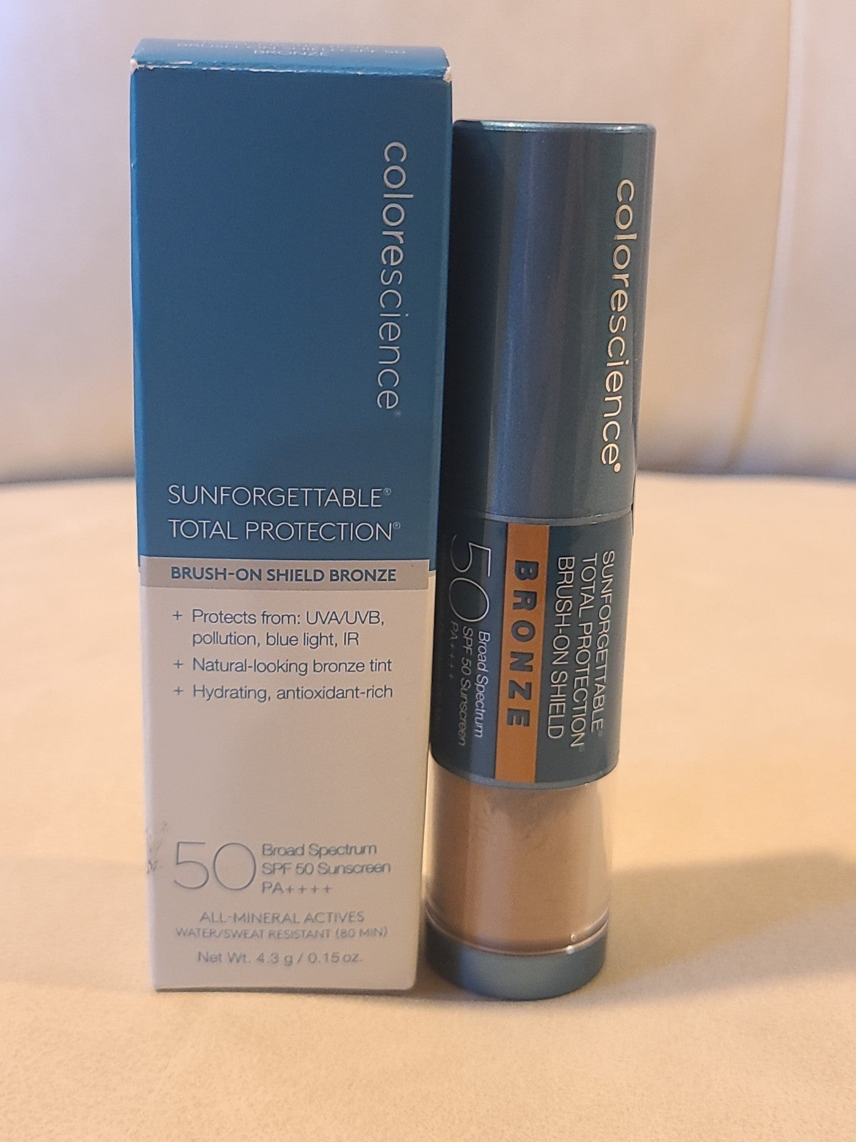 SPF50 Sun Protection Brush-On Shield Bronze 4.3g - Total Sun Defense