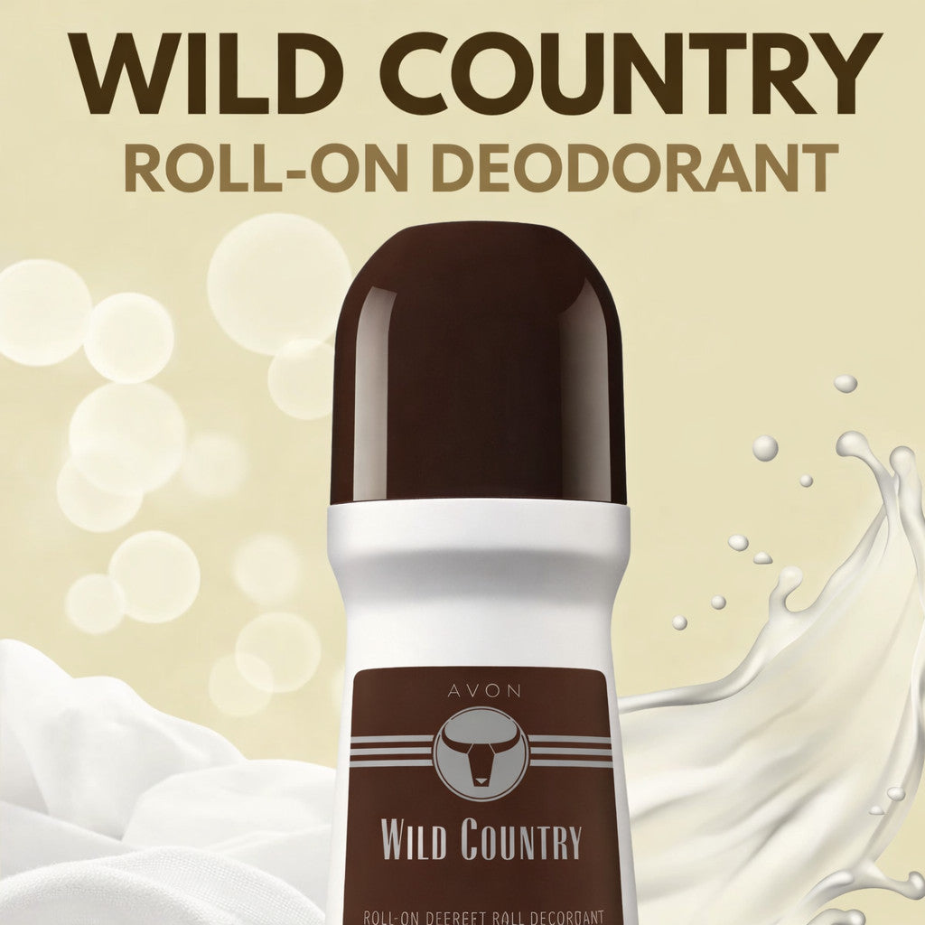Bulk Avon Wild Country Roll-On Deodorant 2.6oz - 14 Pack with Free Haiku