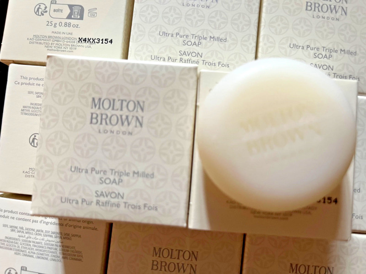 20-Pack Molton Brown Ultra Pure Triple Milled Mini Soap Bars 0.88oz/25g