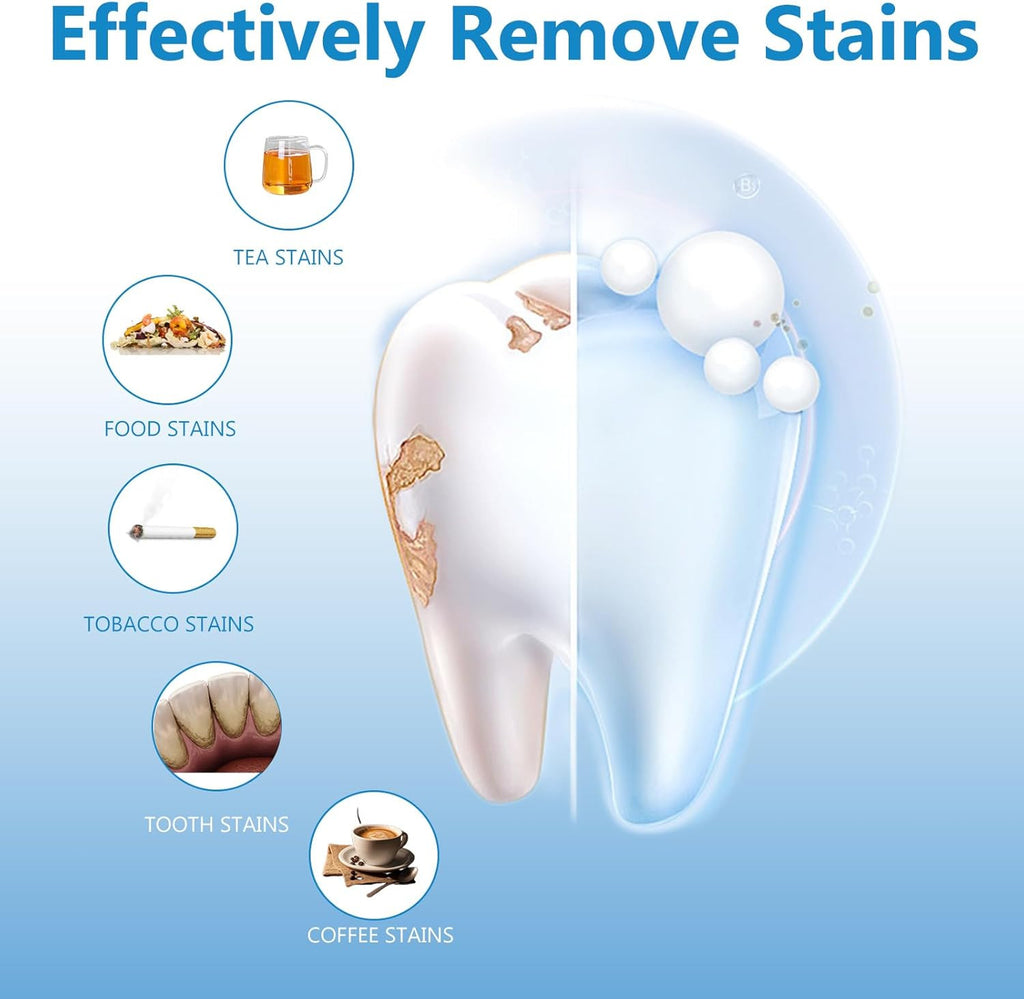 Sensitive Strips - 42 Dental Whitening Bands with Safe Antimancha Technology