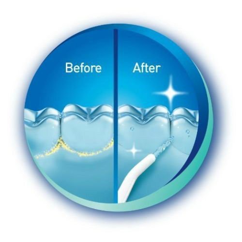 Portable Manual Water Flosser with Nasal Wash Tip for Oral and Nasal Care