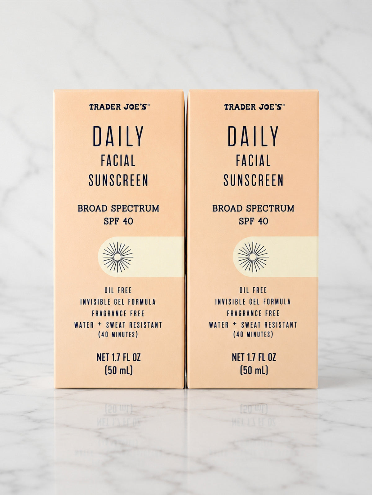 2-Pack Daily Facial Sunscreen SPF 40 - Broad Spectrum 1.7oz