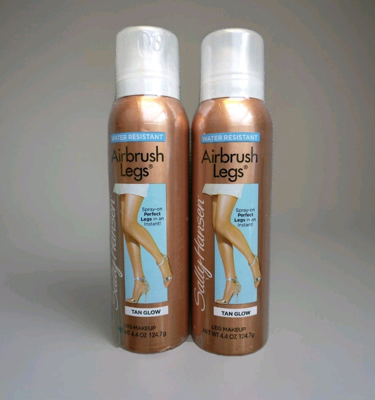 Water-Resistant Spray Tan for Legs – Pack of 2, 4.4oz Each, Sun-Kissed Glow